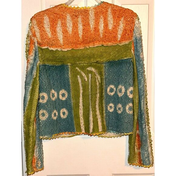 Vtg Sandy Starkman Button Cardigan sweater size Medium - Picture 2 of 8